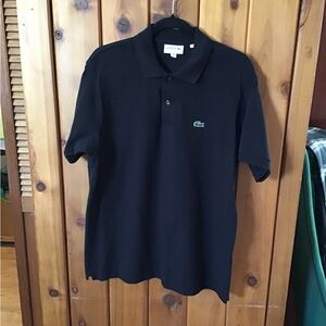Lacoste L.12.12 classic fit polo size 5 (L) black